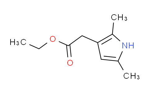 CAS No. 5044-21-3, ethyl 2-(2,5-dimethyl-1H-pyrrol-3-yl)acetate