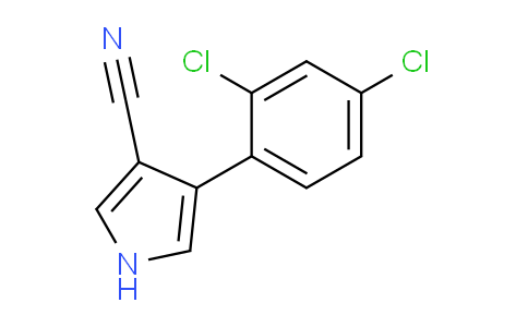 CAS No. 87388-06-5, 4-(2,4-dichlorophenyl)-1H-pyrrole-3-carbonitrile