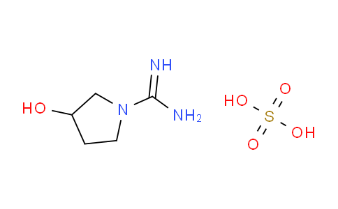 CAS No. 1056471-60-3, 3-Hydroxypyrrolidine-1-carboximidamide sulfate