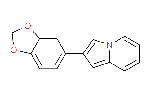 CAS No. 497226-04-7, 2-(Benzo[d][1,3]dioxol-5-yl)indolizine