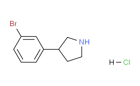 CAS No. 1203681-69-9, 3-(3-Bromophenyl)pyrrolidine hydrochloride