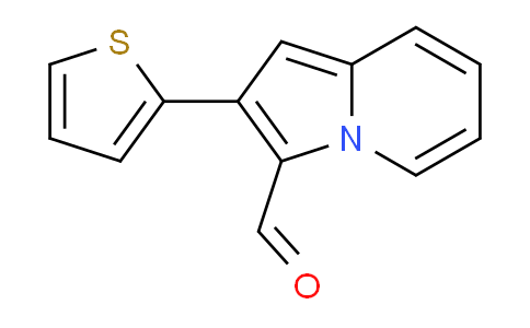 CAS No. 558473-20-4, 2-(Thiophen-2-yl)indolizine-3-carbaldehyde