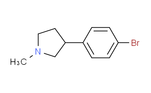CAS No. 1088410-99-4, 3-(4-Bromophenyl)-1-methylpyrrolidine