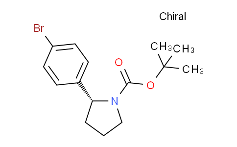 CAS No. 1189154-01-5, (R)-tert-Butyl 2-(4-bromophenyl)pyrrolidine-1-carboxylate