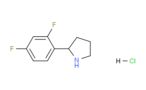 CAS No. 1189996-39-1, 2-(2,4-Difluorophenyl)pyrrolidine hydrochloride