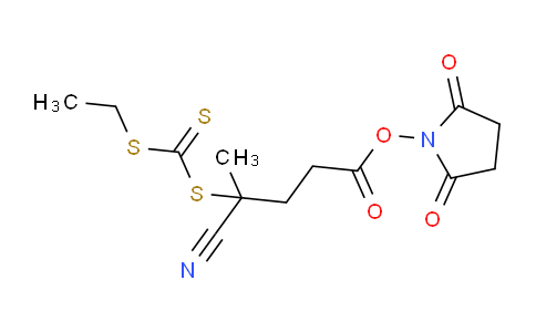 CAS No. 1195771-65-3, 2,5-Dioxopyrrolidin-1-yl 4-cyano-4-(((ethylthio)carbonothioyl)thio)pentanoate