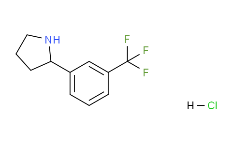 CAS No. 1197237-16-3, 2-(3-(Trifluoromethyl)phenyl)pyrrolidine hydrochloride