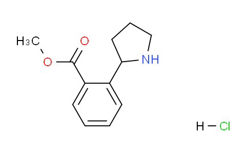 CAS No. 1203681-57-5, Methyl 2-(pyrrolidin-2-yl)benzoate hydrochloride