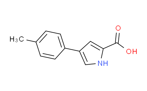 CAS No. 1513436-29-7, 4-(p-tolyl)-1H-Pyrrole-2-carboxylic acid