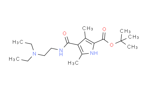 tert-Butyl 4-((2-(diethylamino)ethyl)carbamoyl)-3,5-dimethyl-1H-pyrrole-2-carboxylate
