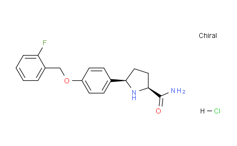 CAS No. 934240-31-0, (2S,5R)-5-(4-((2-Fluorobenzyl)oxy)phenyl)pyrrolidine-2-carboxamide hydrochloride