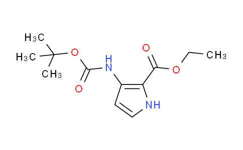 CAS No. 952417-63-9, Ethyl 3-((tert-butoxycarbonyl)amino)-1H-pyrrole-2-carboxylate