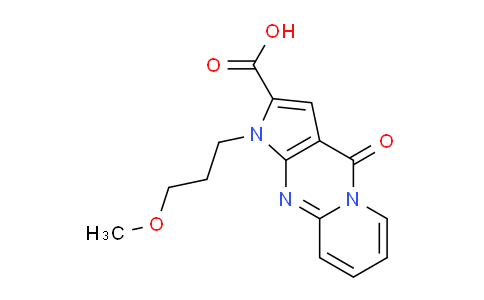 CAS No. 1086386-77-7, 1-(3-Methoxypropyl)-4-oxo-1,4-dihydropyrido[1,2-a]pyrrolo[2,3-d]pyrimidine-2-carboxylic acid
