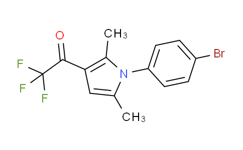 CAS No. 95337-69-2, 1-(1-(4-Bromophenyl)-2,5-dimethyl-1H-pyrrol-3-yl)-2,2,2-trifluoroethanone