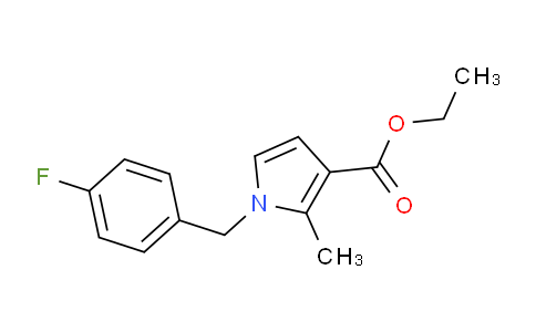 CAS No. 868551-47-7, Ethyl 1-(4-fluorobenzyl)-2-methyl-1H-pyrrole-3-carboxylate