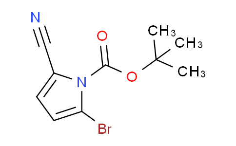CAS No. 1823336-68-0, tert-Butyl 2-bromo-5-cyano-1H-pyrrole-1-carboxylate