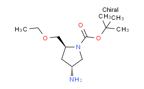 CAS No. 1207853-59-5, (2S,4R)-tert-Butyl 4-amino-2-(ethoxymethyl)pyrrolidine-1-carboxylate