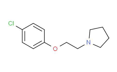 CAS No. 24087-45-4, 1-(2-(4-chlorophenoxy)ethyl)pyrrolidine