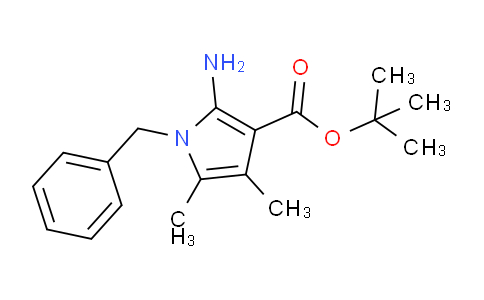 CAS No. 100066-79-3, tert-Butyl 2-amino-1-benzyl-4,5-dimethyl-1H-pyrrole-3-carboxylate
