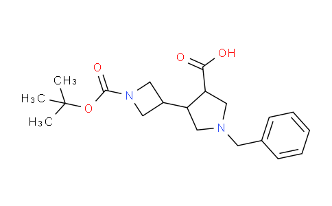 CAS No. 1373028-42-2, 1-Benzyl-4-(1-(tert-butoxycarbonyl)azetidin-3-yl)pyrrolidine-3-carboxylic acid