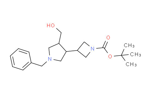 CAS No. 1373029-06-1, tert-Butyl 3-(1-benzyl-4-(hydroxymethyl)pyrrolidin-3-yl)azetidine-1-carboxylate