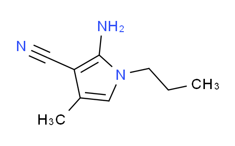 CAS No. 804519-27-5, 2-Amino-4-methyl-1-propyl-1H-pyrrole-3-carbonitrile
