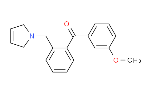 MC717490 | 898762-87-3 | (2-((2,5-Dihydro-1H-pyrrol-1-yl)methyl)phenyl)(3-methoxyphenyl)methanone