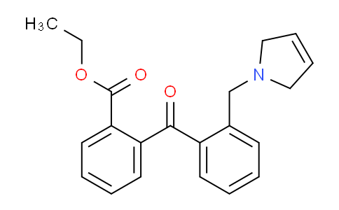 CAS No. 898762-97-5, Ethyl 2-(2-((2,5-dihydro-1H-pyrrol-1-yl)methyl)benzoyl)benzoate