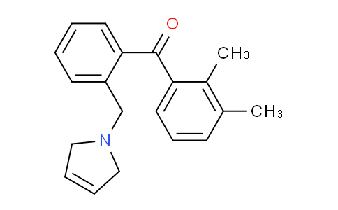 CAS No. 898763-20-7, (2-((2,5-Dihydro-1H-pyrrol-1-yl)methyl)phenyl)(2,3-dimethylphenyl)methanone