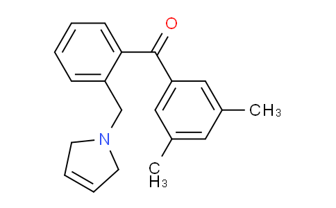 CAS No. 898763-35-4, (2-((2,5-Dihydro-1H-pyrrol-1-yl)methyl)phenyl)(3,5-dimethylphenyl)methanone