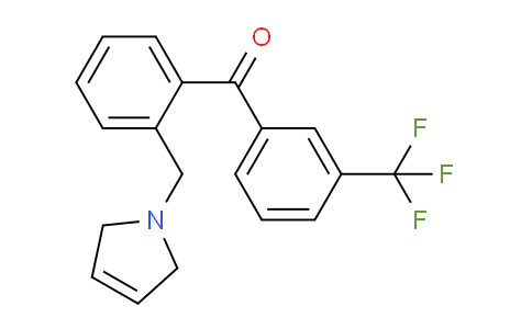 CAS No. 898763-56-9, (2-((2,5-Dihydro-1H-pyrrol-1-yl)methyl)phenyl)(3-(trifluoromethyl)phenyl)methanone