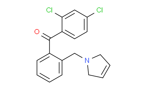 CAS No. 898763-72-9, (2,4-Dichlorophenyl)(2-((2,5-dihydro-1H-pyrrol-1-yl)methyl)phenyl)methanone