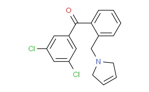 CAS No. 898763-78-5, (3,5-Dichlorophenyl)(2-((2,5-dihydro-1H-pyrrol-1-yl)methyl)phenyl)methanone