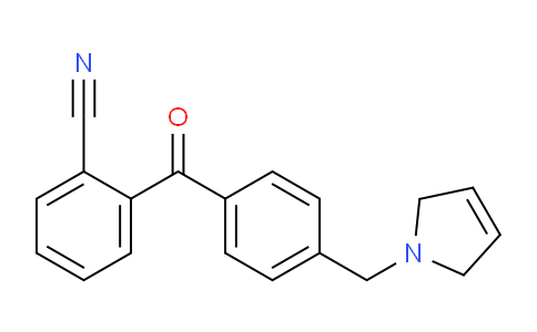 CAS No. 898763-83-2, 2-(4-((2,5-Dihydro-1H-pyrrol-1-yl)methyl)benzoyl)benzonitrile