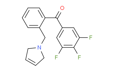 MC717540 | 898763-86-5 | (2-((2,5-Dihydro-1H-pyrrol-1-yl)methyl)phenyl)(3,4,5-trifluorophenyl)methanone