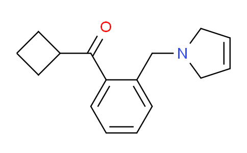CAS No. 898763-90-1, Cyclobutyl(2-((2,5-dihydro-1H-pyrrol-1-yl)methyl)phenyl)methanone