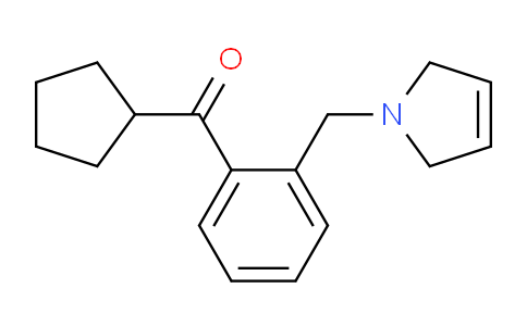 CAS No. 898763-92-3, Cyclopentyl(2-((2,5-dihydro-1H-pyrrol-1-yl)methyl)phenyl)methanone