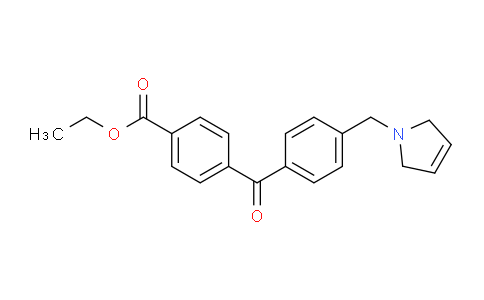 CAS No. 898763-93-4, Ethyl 4-(4-((2,5-dihydro-1H-pyrrol-1-yl)methyl)benzoyl)benzoate