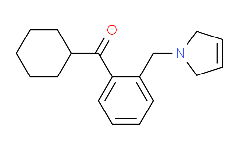 CAS No. 898763-94-5, Cyclohexyl(2-((2,5-dihydro-1H-pyrrol-1-yl)methyl)phenyl)methanone