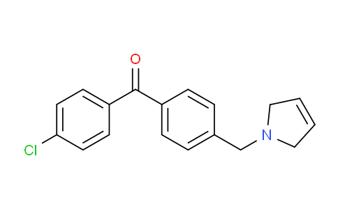CAS No. 898764-05-1, (4-Chlorophenyl)(4-((2,5-dihydro-1H-pyrrol-1-yl)methyl)phenyl)methanone