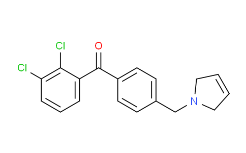CAS No. 898764-63-1, (2,3-Dichlorophenyl)(4-((2,5-dihydro-1H-pyrrol-1-yl)methyl)phenyl)methanone
