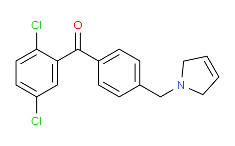 DY717582 | 898764-67-5 | (2,5-Dichlorophenyl)(4-((2,5-dihydro-1H-pyrrol-1-yl)methyl)phenyl)methanone