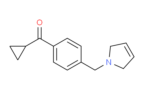 CAS No. 898764-81-3, Cyclopropyl(4-((2,5-dihydro-1H-pyrrol-1-yl)methyl)phenyl)methanone