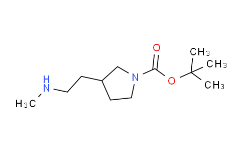 CAS No. 1420812-06-1, tert-butyl 3-(2-(methylamino)ethyl)pyrrolidine-1-carboxylate