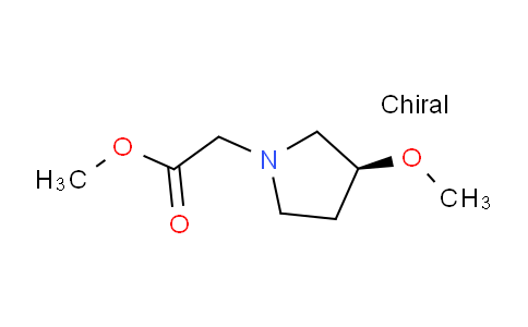 CAS No. 1841153-11-4, (S)-methyl 2-(3-methoxypyrrolidin-1-yl)acetate
