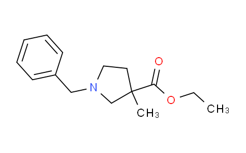 CAS No. 1217186-47-4, ethyl 1-benzyl-3-methylpyrrolidine-3-carboxylate