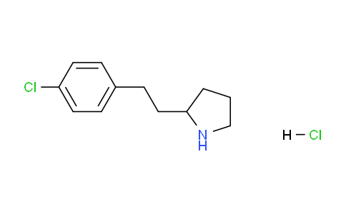 CAS No. 1225532-62-6, 2-(4-chlorophenethyl)pyrrolidine hydrochloride