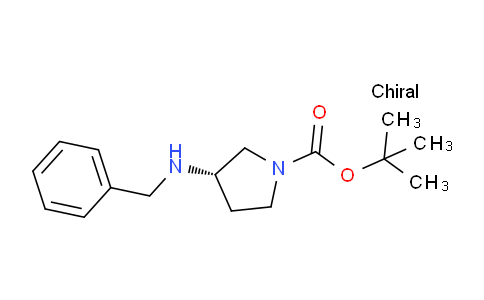 CAS No. 862906-31-8, (S)-tert-butyl 3-(benzylamino)pyrrolidine-1-carboxylate