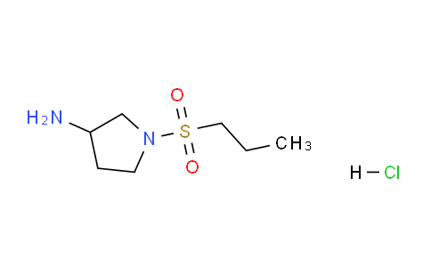 CAS No. 1247794-84-8, 1-(propylsulfonyl)pyrrolidin-3-amine hydrochloride