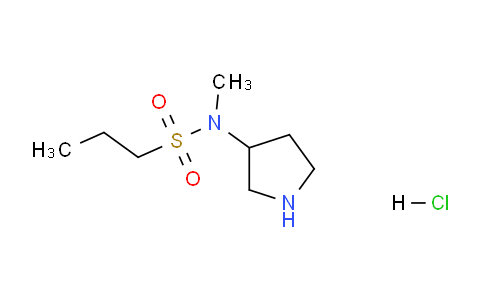 CAS No. 1835996-37-6, N-methyl-N-(pyrrolidin-3-yl)propane-1-sulfonamide hydrochloride